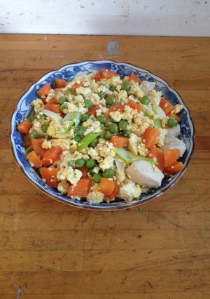 鶏肉と豆腐の炒め物-レシピのメイン写真