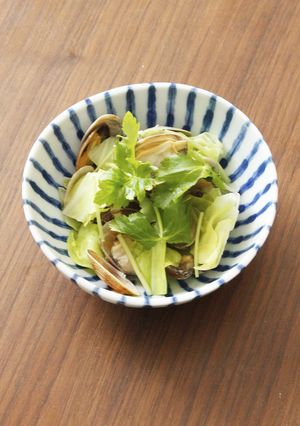 あさりとキャベツの酒蒸し-レシピのメイン写真