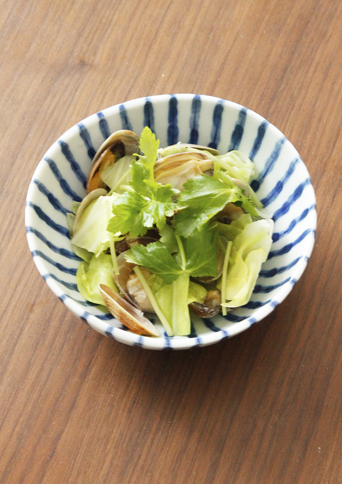 あさりとキャベツの酒蒸し-レシピのメイン写真