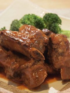 ココナッツオイルでスペアリブ煮込み-レシピのメイン写真