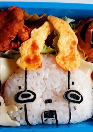 妖怪ウォッチキャラ弁『ロボこま』-レシピのメイン写真
