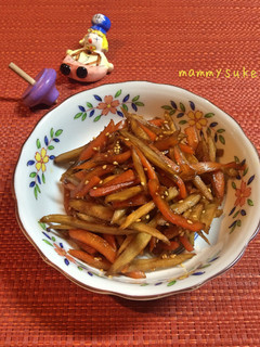 お弁当に!シャキシャキきんぴら。-レシピのメイン写真