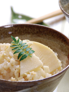 土鍋ご飯☆筍入り玄米ご飯-レシピのメイン写真