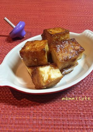 ご飯に合う!厚揚げの味噌ダレ。-レシピのメイン写真