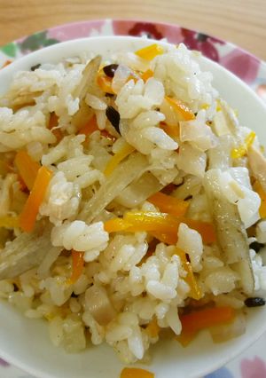 離乳食後期☆簡単炊き込みご飯-レシピのメイン写真