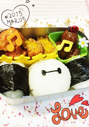 ３分かからない☆ベイマックスおにぎり-レシピのメイン写真