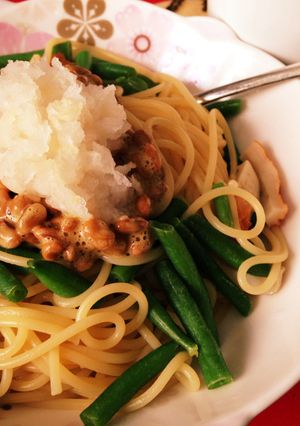 とにかく簡単！納豆パスタ-レシピのメイン写真