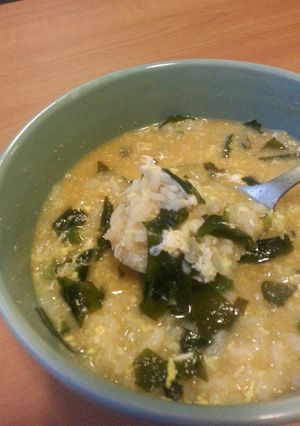 一人ごはん☆辛味噌おかゆ-レシピのメイン写真