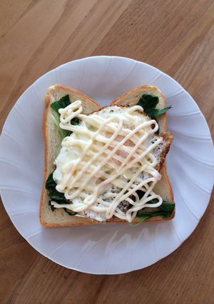朝食 卵トースト♪♪-レシピのメイン写真