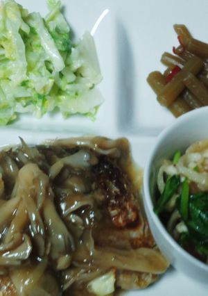 電気プレートでキャベツハンバーグ-レシピのメイン写真