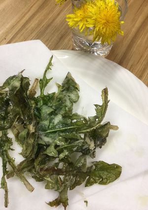 春♫ たんぽぽの葉っぱのてんぷら-レシピのメイン写真