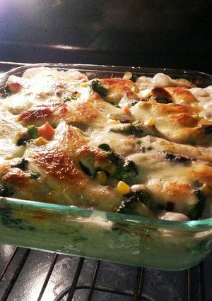 クリームシチューリメイク野菜グラタン-レシピのメイン写真