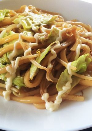 たこ焼き風☆焼きうどん-レシピのメイン写真