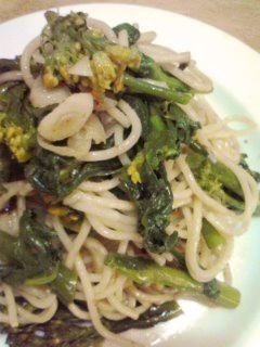 レンジで!菜の花のペペロンチーノ-レシピのメイン写真