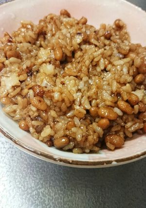 ポン酢で簡単！納豆チーズ炒飯-レシピのメイン写真