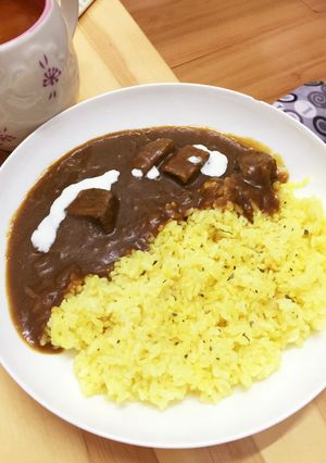 カレー粉で作るイエローライス-レシピのメイン写真