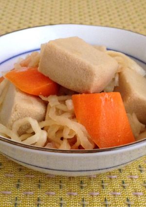 高野豆腐と切干し大根の煮物-レシピのメイン写真