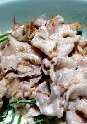 豚バラ肉のウマヨネーズ和え-レシピのメイン写真