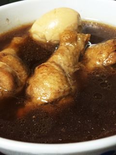 簡単オタマだけでOK!手羽元と卵のお酢煮-レシピのメイン写真
