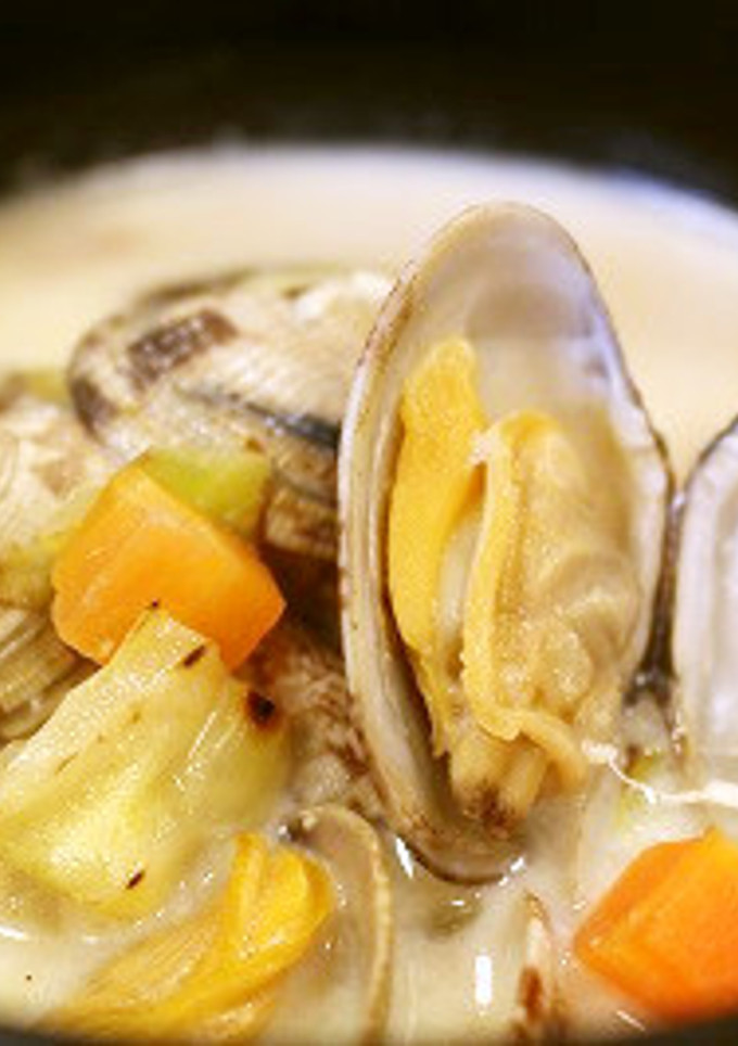 あさりと野菜の豆乳スープ-レシピのメイン写真