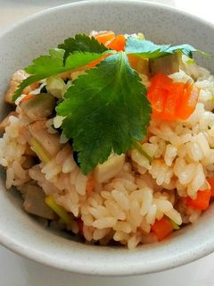 新ごぼうたっぷり炊き込みご飯-レシピのメイン写真