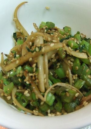 残らず食べきる☆大根の葉と皮のきんぴら-レシピのメイン写真