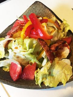 彩り野菜とベーコンの和風サラダ-レシピのメイン写真