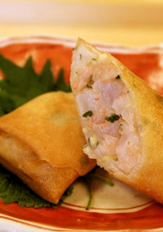 隠し野菜と海老の春巻き-レシピのメイン写真
