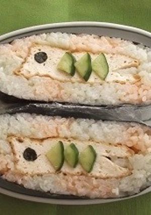 こいのぼりおにぎらず-レシピのメイン写真