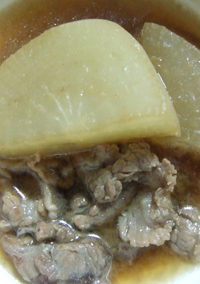 大根と牛肉のじんわり煮物-レシピのメイン写真