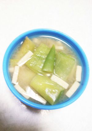 ねぎ高野豆腐味噌汁-レシピのメイン写真