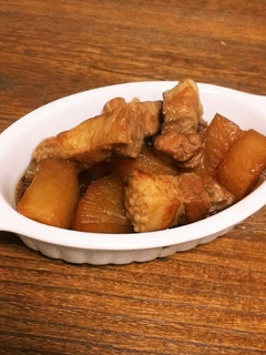 油は不使用!簡単 豚バラ大根-レシピのメイン写真