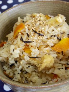 ひじきで栄養満点♡炊き込み御飯-レシピのメイン写真