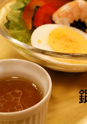 竈出汁めんつゆのさっぱり和風ドレッシング-レシピのメイン写真