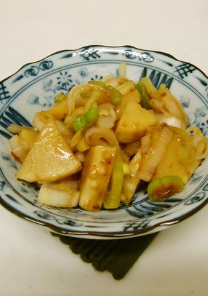 たけのことねぎの辛子酢味噌和え-レシピのメイン写真