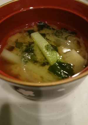 ブロッコリーゆで汁の出汁最高！お味噌汁へ-レシピのメイン写真