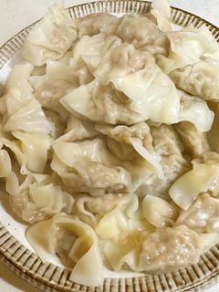 ツルン美味しい♪大根と海老と挽肉の水餃子-レシピのメイン写真