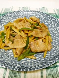 たけのこと豚肉のオイスターソース炒め-レシピのメイン写真