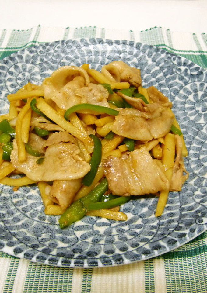 たけのこと豚肉のオイスターソース炒め-レシピのメイン写真