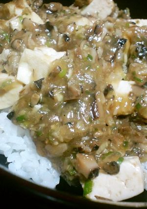 肉ナシ麻婆丼・その２-レシピのメイン写真