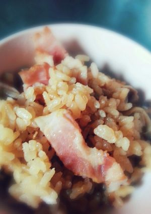 ☆うちのごはん☆しめじとベーコンの炊込み-レシピのメイン写真