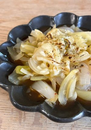レンジで簡単副菜＊玉ねぎの焼肉ダレ和え-レシピのメイン写真