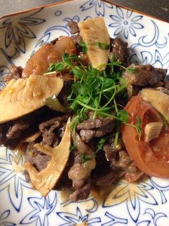 筍と牛肉の炒め物-レシピのメイン写真