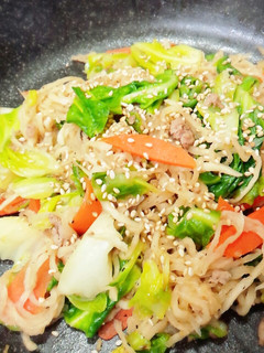 ダイエッター必見!!切干大根で塩焼きそば-レシピのメイン写真