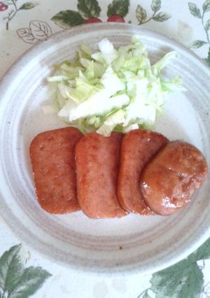 ベビーハムの照り焼き♪-レシピのメイン写真