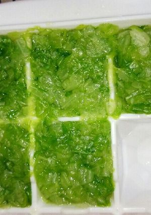 【離乳食】レタスの冷凍保存-レシピのメイン写真
