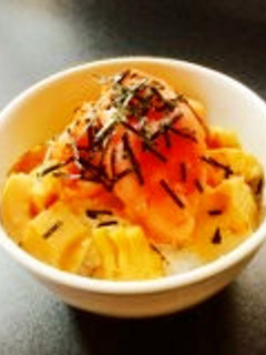明太子とたけのこの土佐煮丼-レシピのメイン写真