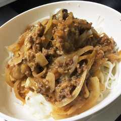 糖質オフ麺 ミートスパ-レシピのメイン写真