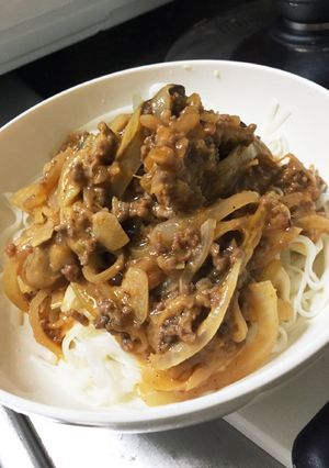 糖質オフ麺 ミートスパ-レシピのメイン写真