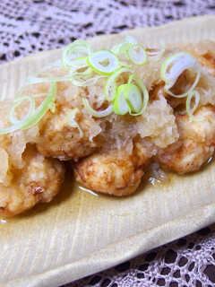 鶏つくねのみぞれあんかけ-レシピのメイン写真